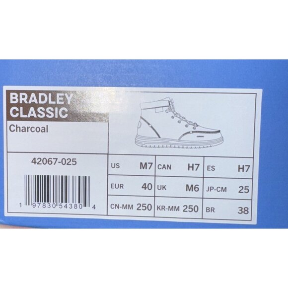 Hey Dude Bradley Classic Mens Lace Up Casual Ankle Chukka Boots Size 7 Gray - Picture 9 of 9